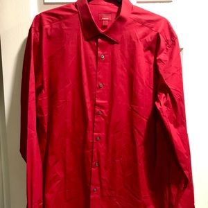 Men’s Alfani Slim Fit Dress Shirt Size L